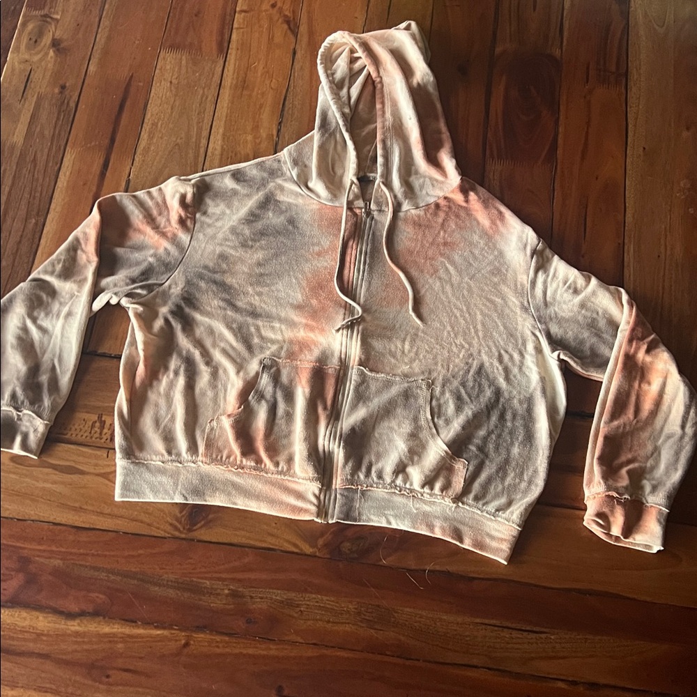 Tie-Dye Hooded Sweatshirt